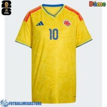 Fotballdrakt Dame Colombia James Rodriguez #10 Hjemmedrakt VM 2026 Kortermet